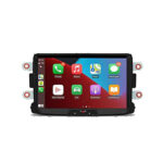 Android 14 Autoradio recupero 4 camere Carplay Compatibile con Dacia Sandero Dacia Duster Renault Duster Logan 2 GPS 2 Din DAB Controllo volante Bluetooth Mirrorlink