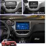 ANDROID 14 autoradio navigatore per Peugeot 2008 208 2012 - 2018  wi-fi GPS 9" USB WI-FI Bluetooth Mirrorlink CAR TABLET wi-fi radio