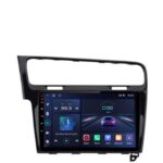 CAR TABLET AUTORADIO ANDROID 14 PER WOLKSWAGEN GOLF 7 4 GB RAM - 64 GB ROM CARPLAY INTEGRATO Wi-Fi 2013-2017 nero