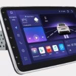 Estock1 CarTablet Android 14 Autoradio Universale Girevole 10.1" Con CarPlay Integrato Navigatore Wi-Fi – Bluetooth GPS