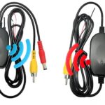 Kit ricevitore /trasmettitore  per auto Telecamera retrovisore 2.4 GHz Wireless Video Car Rear View Camera RCA